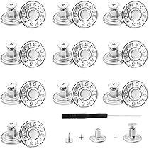 Lyivisk Hosenbund Clips 12-tlg - Verstellbare Taillen-Schnallen Ohne Nähen