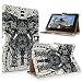 Produktbild SONY XPERIA Z Z2 Z3 Z4 Tablet Baureihe Hülle mit Standfunktion Elefant (grau)