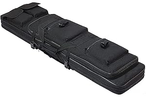 MJZYP Bolsa De Escopeta Que Acampa, Bolsa Armas, Bolsa Tactica,Fusil Airsoft Funda Pistola Funda para Armas Largas, Funda para Armas Largas, Bolsa para Rifle Funda para Transporte Armas Black,120CM