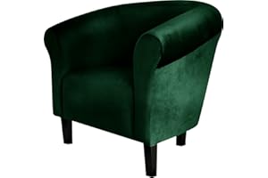 ‎FORTISLINE FORTISLINE Clubsessel Loungesessel Cocktailsessel Monaco 2" Plüsch Smaragd W364 23