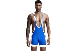 Wayonge Herr brottning Singlet atletisk trikåer för aktiv brottning eller träning overaller herr ärmlös sportbodysuit