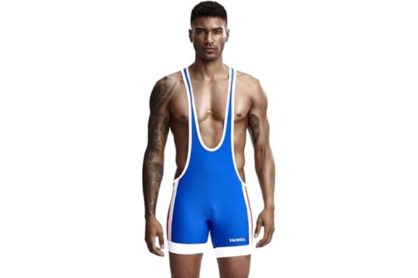 Wayonge Justaucorps de lutte pour homme pour la lutte active ou l'entraînement sans manches