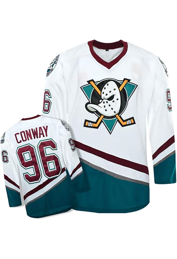 Yajun trykot NHL Charlie Conway #96 Mighty Ducks, hokej na lodzie, męska  bluza oddychająca, t-shirt, odzież : Amazon.pl: Sport i turystyka