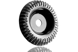 BAYHT Holzschnitzscheibe(Ø 125 mm x 22 mm) Holz Schleifscheibe KettensägeScheibe,WolframcarbidHolzSchleifen,Schleifscheiben zum Formen, SchleifenundSchneiden,passend für 115 mm oder 125 Winkelschleifer