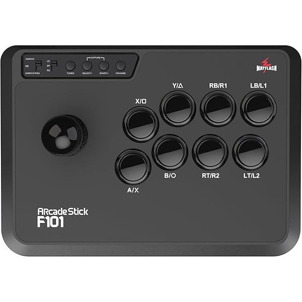 Joystick Arcade Rocker Con 8 Pulsanti 3D – Custodia In Acrilico, Ventosa Antiscivolo, Per PC Fight Stick E Giochi Retro