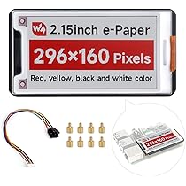 2.15 Inch E-Paper Display For Raspberry Pi - 296x160 Pixel E-Ink Screen With SPI Interface