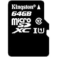 Kingston SDC10G2/64GB 64 GB UHS Class 1/Class10 microSDXC UHS-I Flash ...