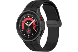 Hatolove Kompatybilny z zegarkiem Samsung Galaxy Watch 5 Pro, Galaxy Watch 4 Classic 42 mm/46 mm, Galaxy Watch 5, Watch 5 Pro 45 mm, silikonowy pasek do zegarka Galaxy Watch 4, Watch 5