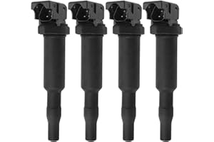 JUUDDENPARTS 4Pcs UF592 UF571 Ignition Coil Packs, Car Ignition Coils Replacement for Citroen C3 C4 C5 DS3 Replacement for Mini R55 R56 R57 R58 R59 R60, Replacement for Peugeot 207 CC 2008