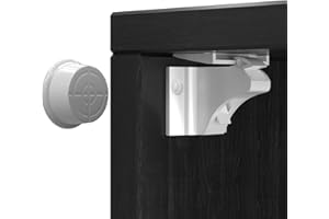 Dioxide 10+2 Blocca di Sicurezza Magnetici per Bambini, Chiusure Sicurezza Bambini per Armadietto, Cassetto, Armadio, Non Necessitano Attrezzi, più Facile da installare