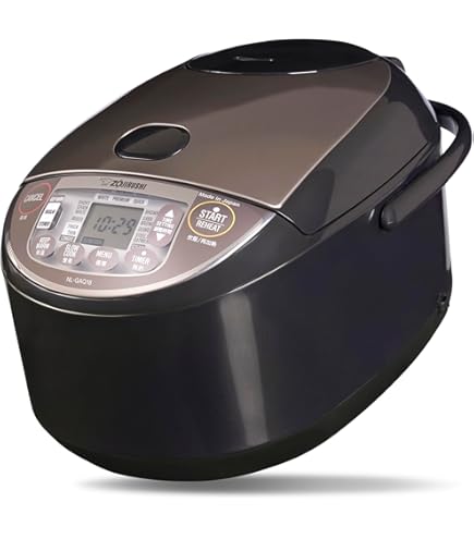 Cuiseur à Riz Zojirushi NS-RPC10 – 5,5 Tasses – Gris – Fonctionne Mais Boîtier Endommagé