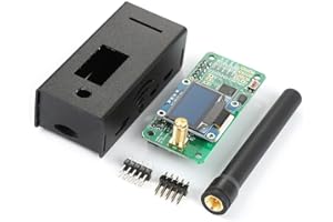 FEEGOW 1 Set Of MMDVM Hotspot Module, UHF VHF UV Mmdvm Hotspot Module For DMR P25 YSF DSTAR Pi Zero 3B, Pocket Aluminum Case