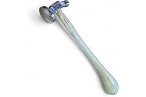 Jagande hammare, 32 mm välvd ansikte, återpaus, kulpein hammare för planering, metallarbete och smyckestillverkning, PTL®