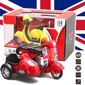 Leoie Mini Alloy Simulation Motorcycle Model Children Pull Back Car Toy Intellectual Flash Vehicle Molds Christmas Gift