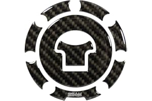 BIKE-LABEL Tank Cap Pad 3D 600013 Carbon Brown Tank Protector Suitable for Honda Tank