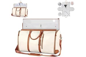 AKAYOO Reisetasche Foldybag,reisetasche faltbar,Travluxe Faltbare Reisetasche,Foldy Bag,Wasserdichter Kleidersack für Reisen,Carry on Garment Duffle Bag,Travel Bag Women,Umwandelbarer Handgepäck