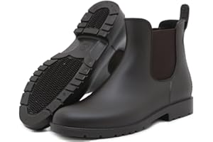 Yohoda Gummistiefel Damen Kurz Chelsea Boots Herren Wasserdicht Rutschfest Regenstiefel Mode Gummistiefeletten Gr. 35-43