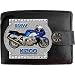 Produktbild BMW K1200 Bild auf KLASSEK Marken RFID Herren Geldbörse Portemonnaie Echtes Leder Motorrad Bike Zubehör Geschenk mit Metall Box NICHT OFFIZIELLE BMW Produkte