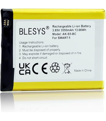 Batterie De Rechange AK-S5-BC Pour Emporia Smart 5 - 3500 MAh, 3,85 V, Avec Outil D'installation - 2