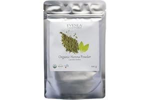 EVENEA Organic Rajasthani Henna Powder Triple-Sifted Body Art Quality (100g)