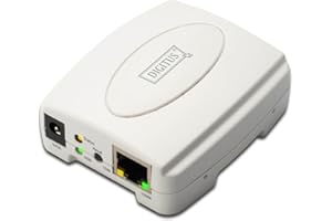 Digitus DN13003 Print Server USB 1 Porta - Connettore Rj45 Femmina e USB A Femmina