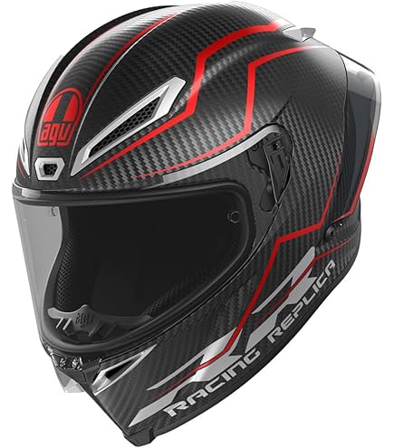 PISTA GP RR PERFORMANTE CARBON/RED - CASQUE MOTO INTÉGRAL E2206 DOT
