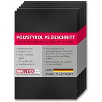 Produktbild von Floordirekt Polystyrol-Platte Transparent – 100x100 Cm, 3,7 Mm, Formbar & Leicht Zuschneidbar Für Modellbau, DIY & Schutz