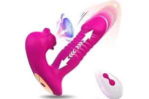 BOWQY Massaggiatore elettrico, Ṥucchia e Lînguá Çlitòrīdè per Donna Vîbràtóri Clídórídè Dónnà, con 10 * 10 livelli di massaggio regolabiliṠèẍ TôyșṼibratṓrḙṗer Dònṅa Realistico100% impermeabile (rosa-9)