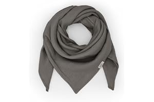 hutch&putch Musselin-Halstuch Kleinkinder 65cmx65cm - Dreieckstuch Kinder aus Bio Baumwolle - Schal für Kleinkinder - weiches Musselin Halstuch Kinder für Junge & Mädchen