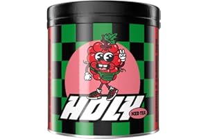 ‎HOLY ENERGY HOLY Iced Tea® Red Grapes x Hibiscus | 50 Portionen mit Antioxidantien & Superfoods | Zuckerfreier Eistee mit Relax Formel | Vegan mit 100% natürlichen Fruchtaromen