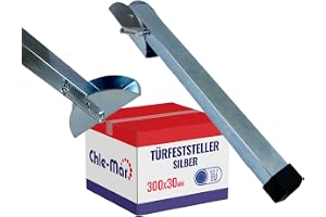 Chle-Mar Dörrstopp 300x30 mm, rektangulär dörrhållare i galvaniserat stål