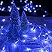 Produktbild HG® 10M 100 LED Lichterketten Blau Außenlichterkette 8 Funktiontyp Memory für Weihnachtsfest Halloween Geburtstag innen Garten Fenster