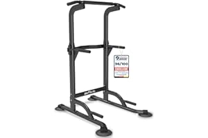 DH FitLife Power Tower Dip Station| Barre de traction autonome | Barre de dips pour le dos | Station de musculation Power Tower | Station de fitness | Rack de puissance pour salle de sport à domicile