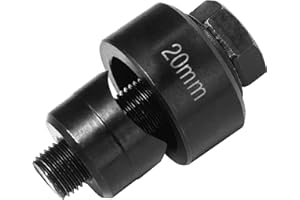 PHMNZIP Perforatrice en Métal Diamètre 20 mm Hexagonale Emporte-Pièce pour Évier Inox Ouvre-Trous Perforateur de Trous en Tôle de Acier pour évier, Plaque en Acier, Inoxydable, Métal