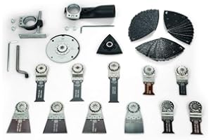 FEIN Set RINNOVO INTERNI | Set da 45 Accessori con Vasta Gamma di Lame da Taglio per Operazioni Taglio Rapidi e Precisi per Montaggi, Compatibile con utensili multifunzione FEIN attacco StarlockMax