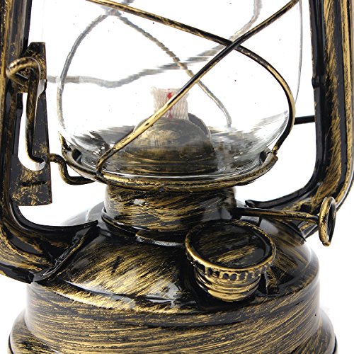 KING DO WAY Retro Rustikalen Laterne Lampe Wand Antiken Wandleuchter vintage lichtanlage outdoor e27 Bronze - 3