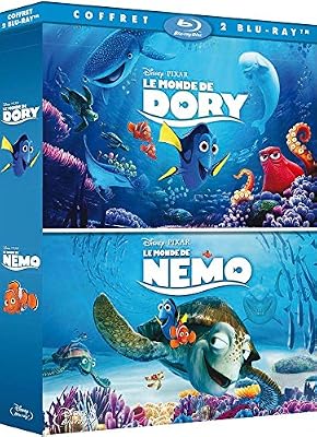 Aucune coffret le monde de dory, le monde de nemo blu-ray