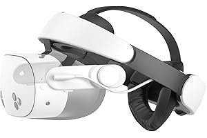KIWI design H4 Boost Head Strap mit Akku Kompatibel mit Meta Quest 3/3S Komfort Halo Strap