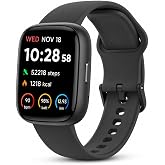 VRPEFIT - Smartwatch Men/Women, WhatsApp notifications, 1.8" HD touch screen, Bluetooth calls, heart rate, SpO2, sleep, 100+