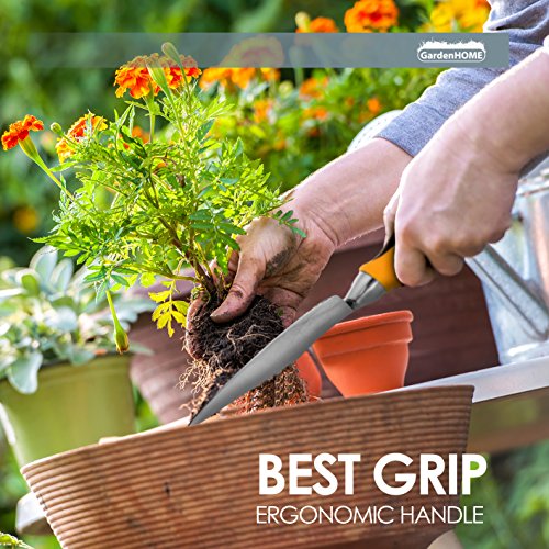(8in1) ORIGINAL GardenHOME GARTEN WERKZEUG SET u. Zimmerpflanzen Set plus GRATIS TRAGETASCHE in TOP QUALITÄT, GEHÄRTETES Aluminium, SEHR ROBUST, für Hobbygärtner u. Profigärtner, TOLLE GESCHENKIDEE - 5