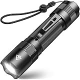 BYBLIGHT F18 Tactical LED Torch, USB Rechargeable, IP67 Waterproof, High Performance CREE XPG2 S3 Chip, 5 Light Modes with Me