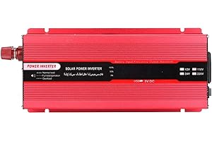 QINLORGO 6000W Car Power Inverter Sine Wave DC12V to AC220V with USB Port Converter Charger