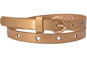 EANAGO Cinturón vegano >Princesa Annabella< para niños - cinturón infantil con purpurina - cinturón con purpurina - cinturón moderno Para niña