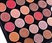 Glitter Eyeshadow Kit, Lover Bar 35 Warm Colour Shimmer Makeup Palette Nature Nude Earth Tone Glow Waterproof Smokey Eye Shadows with Blusher 6pcs Make Up Brushes Set Professional Beauty Cosmertics (35OS)