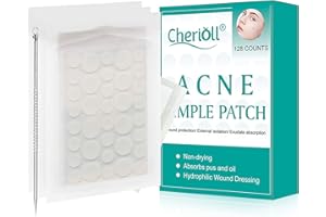 BIZZICO Pimple Patches, Unsichtbare Natürliche Hydrokolloid Pickel Patch, Akne Pimple Patch, Pickel Pflaster, Akne Patches, Pickel Patch, Tag & Nacht 2-In-1 Wasserdicht Pimple Patch Akne Patch, 128Counts