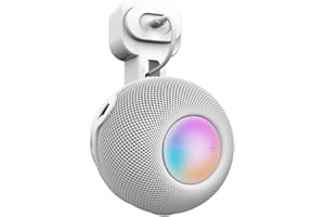 Tyeyober Support mural pour Homepod Mini - Support mural robuste pour haut-parleur Homepod Mini - Peu encombrant, excellente gestion des câbles sans enchevêtrement de câbles