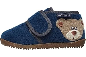 NATURINO Carillon-Pantuflas con Parche de Oso