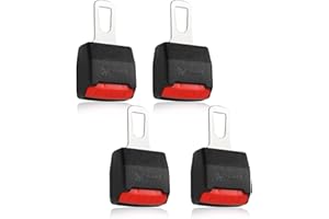 GAJUS 4er-Pack Sicherheitsgurtschloss-Verlängerungsset, Sicherheitsgurtverlängerung für Autoinnenteile, Auto-Sicherheitsgurtschloss-Adapter, Auto-Sicherheitsgurtschloss