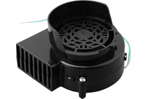 Carpango Replacement Air Blower, 12V DC Brushless Blower Fan, Perfect For Holiday Seasons, Yard Inflatables Decorations, Quiet Operation, Black, 97*94*65mm