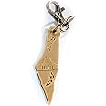 Palestine Map Keychain, with Dome of the Rock and Olive Leaves, Eco-Wood, with Swivel Snap Hooks, Key Rings, and Gift Box